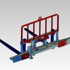 Palettengabel Pistenbully PB 100 Traglast 1500 kg
