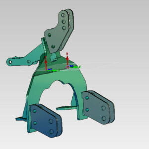 Anbaurahmen Kat 1 für Fräse 4550 / 550