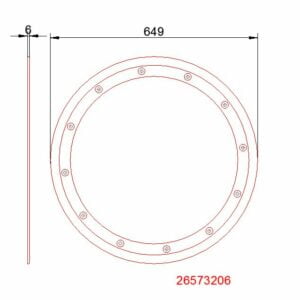 Seitenrand, Typ 650 / 6570 aussen glatt