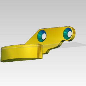 Anfahrecke schraubbar  zu Fräse Typ 750 links