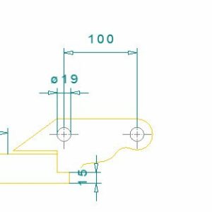 Anfahrecke schraubbar  zu Fräse Typ 750