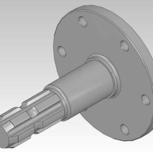 Flanschwelle Wurfrad Typ 650 K