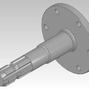 Flanschwelle Wurfrad Typ 650 M