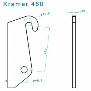 Anschweisshaken Kramer