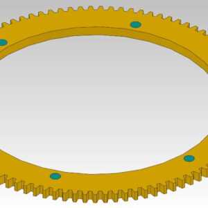 Zahnkranz für Auswurfkamin