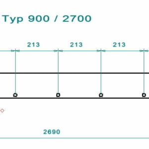 Schürfleiste Typ 900 - 2700