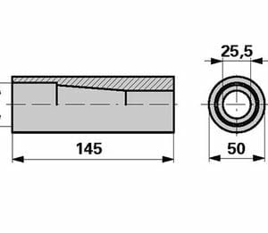 Zentrierbuchse M20/22