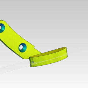 Anfahrecke schraubbar  zu Fräse Typ 650