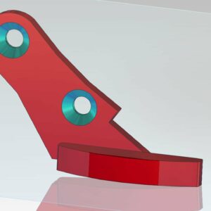 Anfahrecke schraubbar  zu Fräse Typ 550