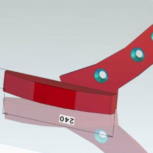 Anfahrecke schraubbar zu Fräse Typ 900